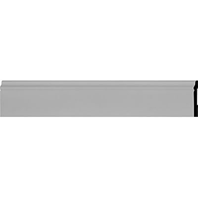 Ekena Millwork BBD04X01BA-CASE-8 Baseboard Moulding, Factory Primed