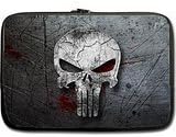 Cool Punisher Skull Pattern 13-Inch(Twin Sides) Universal Laptop Sleeve Bag