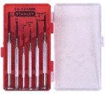 Stanley 66-039 6-Piece Jewelers Precision Screwdriver Set
