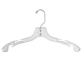 Clear Plastic Kids Top Hangers, Box of 100 by The Great American Hanger Company