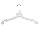 Kids Plastic Top Hangers Clear Box of 100