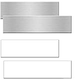 Aluminum Office Nameplates - White Blank