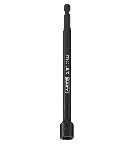 ARES 70653-3/8-Inch Magnetic Impact Nut Driver - Impact Grade Nut Setter with Industrial Strength Magnet