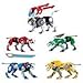 Voltron Legendary Defender Set of 5 Combining Lions Action Figures - Forms 8" Figure