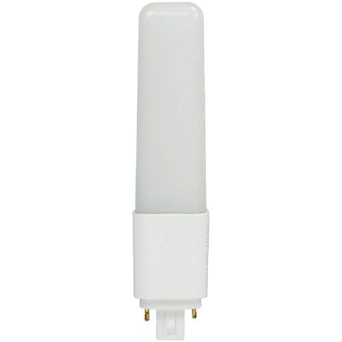 LED PL G24 Bulb Lamp 10W=(18W Equivalent) Compact Fluorescent Lamp Replacement; Non Dimmable; 40,000 Life Hours; Ballast Compatible; 120V; 5000K (4 Pack)