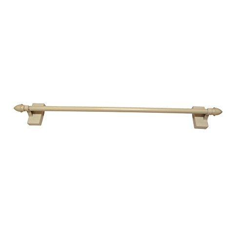 Project Source 16 In To 28 In White Steel Magnetic Curtain Rod
