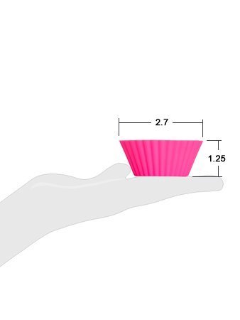 6 Pantry+Elements+Silicone+Cupcake+Liners