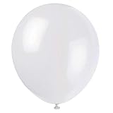 Unique Industries, 5" Latex Balloons, DIY Party Decoration - Pack of 72, Snow White