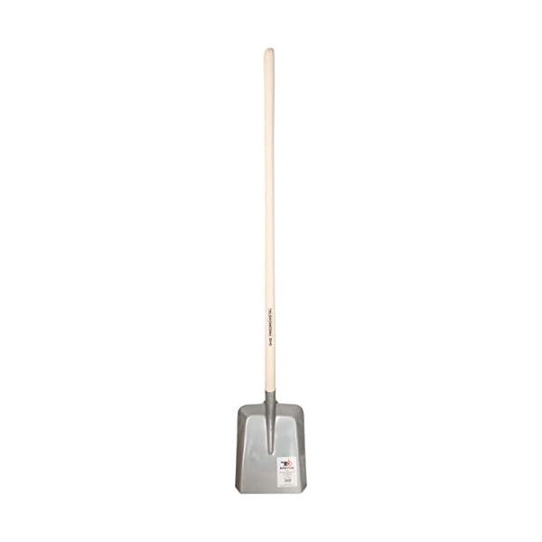 SHW-FIRE Gartenschaufel eckig - hochwertiges Stahlblech, 130cm Holzstiel - Robust und Praktisch – Bild 7