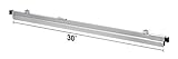 AdirOffice 30" Blueprint File Hanging Clamps - Grey (Set of 6)