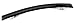 France Luxe Classic Long and Skinny Barrette - Black