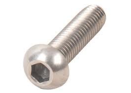 6mm Button Head Bolts / Screws (10 Pack) M6 x 30mm A2 Stainless Steel Socket Allen Key Dome Head Bolt Free UK Delivery