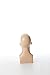 Free Standing Tabletop Male Mannequin Head Hat, Scarf Display - Fleshtone