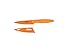 Zyliss Paring Knife with Sheath Cover, 3.5-Inch Non-Stick Stainless Steel Blade, Orange