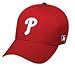 MLB ADULT Philadelphia PHILLIES HomeRed Hat Cap Adjustable Velcro TWILL