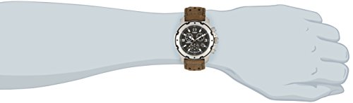 Timex Expedition Sierra T49626 - Reloj cronógrafo de caballero de cuarzo con correa de piel verde - Imagen 3