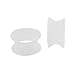 Ruifan Ultra Thin Silicone Ear Skin Flexible Flesh Tunnel Expander Stretching Gauge Earlets Plug Clear Gauges Kit 4G - 1 Pair
