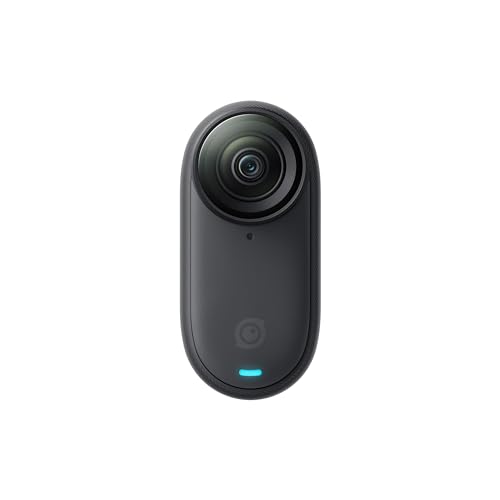 Insta360 GO 3S Camera Only (No Action Pod/Charger Included) - 128GB Black, 4K Portable Vlogging Camera with Stabilization, Waterproof, Apple Find My & Mountable Design for POV Shots