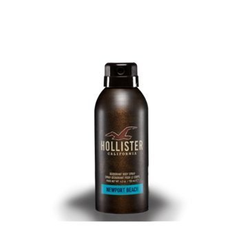 Hollister Co Mens Newport Beach Deodorant Body Spray 150ml