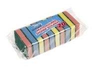 Pack of 20 Sponge Scourer Washing Up Sponges - Image 6