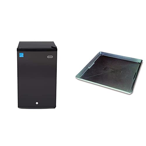 Whynter Black CUF301BK 3.0 cu. ft. Energy Star Upright Freezer with Lock & WirthCo 40092 Funnel