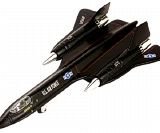 1:72 Wings of Heroes 001211 Lockheed SR-71A Blackbird Diecast Model USAF 9th SRW, #61-7976, Kadena AFB, Japan, 1977 by Playmaker Toys