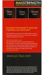 JoBaz Hair Colour Remover Extra Strength Darker Shades Colour Build Up view 3