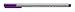 STAEDTLER 334 Triplus Fineliner Superfine Point Pens, 0.3 mm, Violet, Box of 10