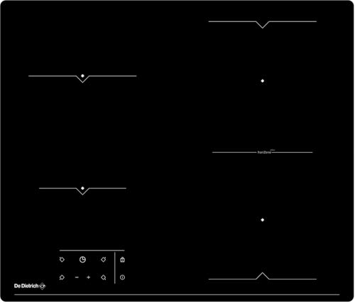 DPV265HB, Piano cottura elettrico Coal Black, Black