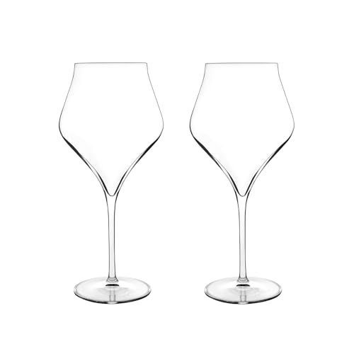 Luigi Bormioli Supremo Burgundy Wine Glasses, 22 Oz - Clear, Set of 2