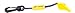 AIRHEAD Whistle with Lanyard, Purple and Yellow