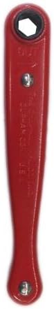 Chapman MFG Co Midget Ratchet hand tools 1/4" drive mini ratchet MADE IN USA CM-13 (Red/Silver Two Tone)