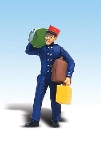 Baggage Porter G Scale Woodland Scenics
