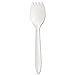 Boardwalk SPORK Mediumweight Polypropylene Cutlery, Spork, White (Case of 1000)
