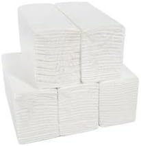 White Soft Embossed Luxury C Fold 2 Ply Paper Hand Towel Manufactured in UK (1,200)