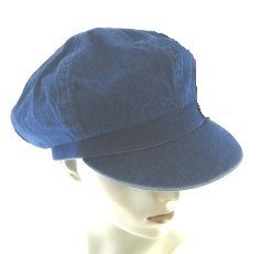 newsboy cap denim