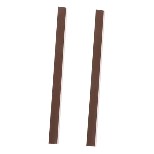 Ciieeo 2pcs Dustpan Lip Replacement Strips Edge Bar for Garbage Collection Compatible Standard Dustpans
