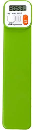 Mark-My-Time Digital Bookmark and Reading Timer - Green