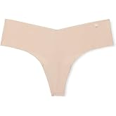 Victoria's Secret Women's No Show Thong Underwear, Panties for Women (XS-XXL)