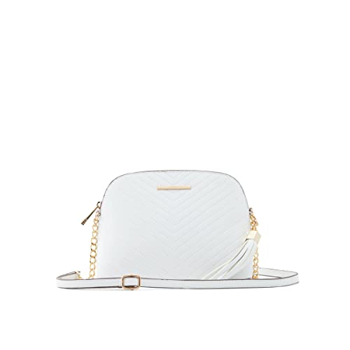 Aldo Sac à bandoulière Adassi pour Femme, Blanc, Small