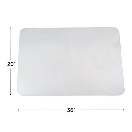 Artistic Clear Antimicrobial Desk Pad Organizer, 20" x 36" NonSkid