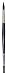 da Vinci Watercolor Series 5530 CosmoTop Mix B Paint Brush, Round Synthetic/Natural Mix, Size 10 (5530-10)