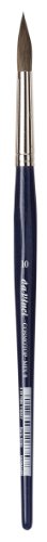 da Vinci Watercolor Series 5530 CosmoTop Mix B Paint Brush, Round Synthetic/Natural Mix, Size 10 (5530-10)