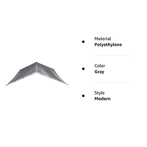 King Canopy Outdoor Dog Kennel Roof Cover Kit 9Feet 7Inches by 9Feet