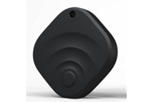 Tracker Tags 1-Pack Bluetooth Tracker, Keys Finder and Item Locator, Compatible with iOS and Android (Black)