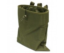 Lancer Tactical Adjustable/Foldable MOLLE Dump Pouch (Large) (OD Green)