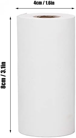 Rouleaux de Papier Thermique 80 x 40 mm, 11 Mètres de Long, Smooth, 1 Rouleau