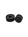 Guyker Dual Concentric Control Knobs - Dome Volume Tone Speed Stacked Knob Replacement for Electric Guitar or Precision Bass(1 Piece, Black)