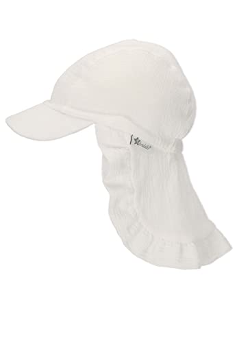 Sterntaler Chapeau de Soleil pour Fille avec protège-Nuque - Beige - Taille 45