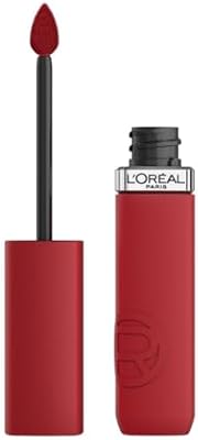 L'Oréal Paris - Rouge à Lèvres Liquide - Couleur Intense & Fini Mat - Longue Tenue - Sans Transfert - À L'Acide Hyaluronique - Infaillible Matte Resistance - Teinte : 425 Afterwork Drink(s)
